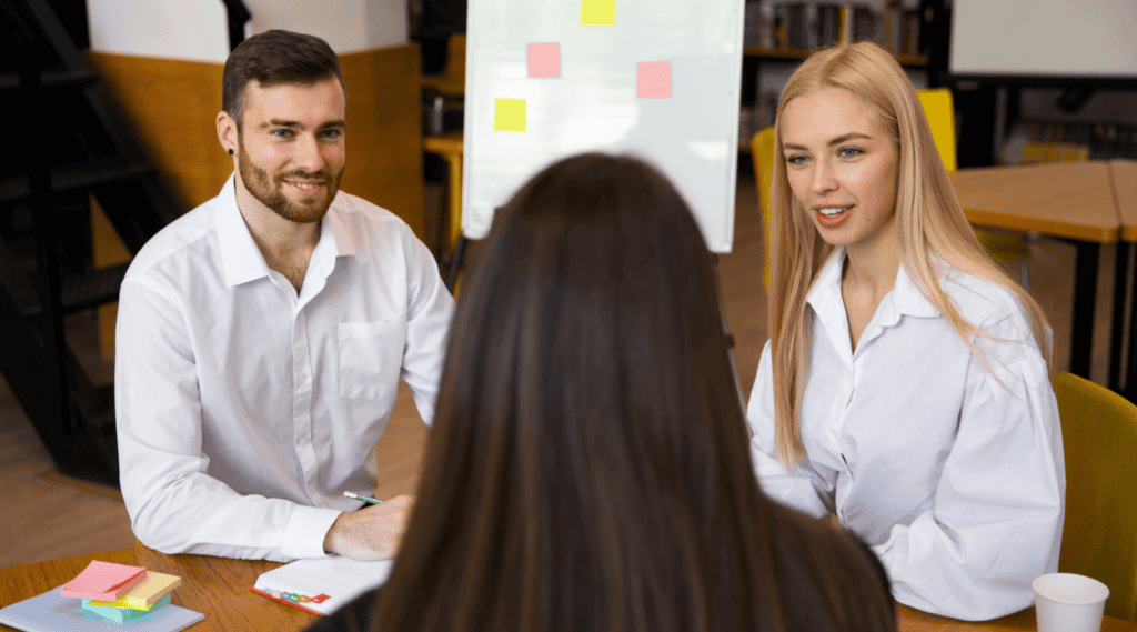 Business consultation with professionals at Vizva Consultancy Services.